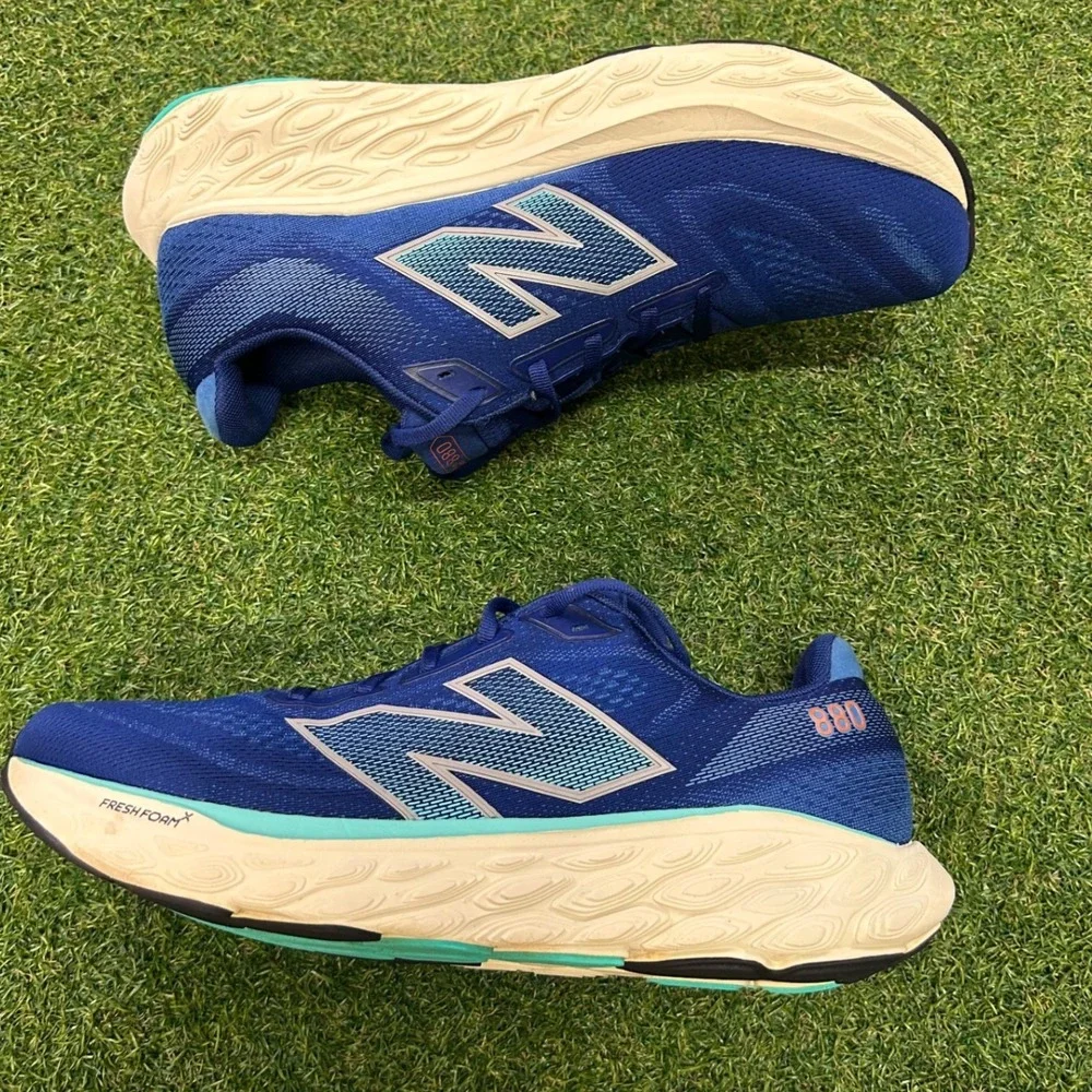 New Balance Fresh Foam X 880 v14 Mens Running Shoes Blue M880A14 Size 12 4E Wide